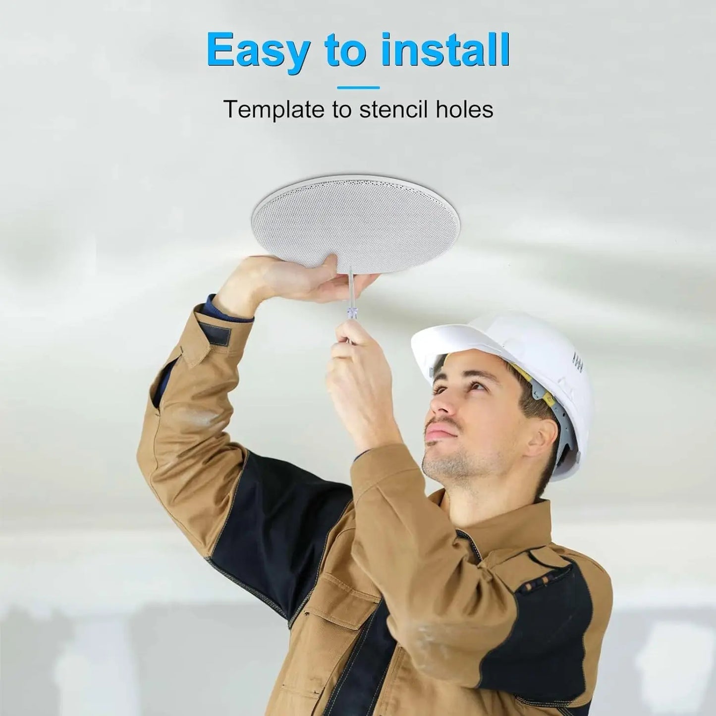Herdio 2 Way Bluetooth Ceiling Speakers For Home Theater System