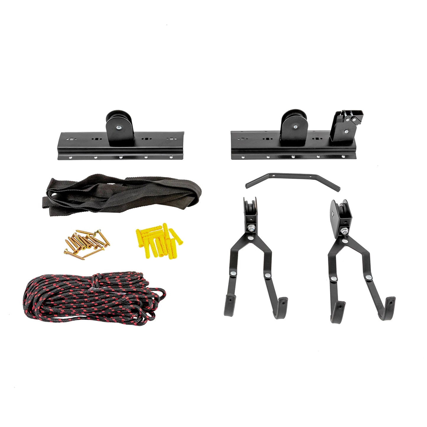 Bike Hoist Ceiling Mount Pulley System for Garage Storage
