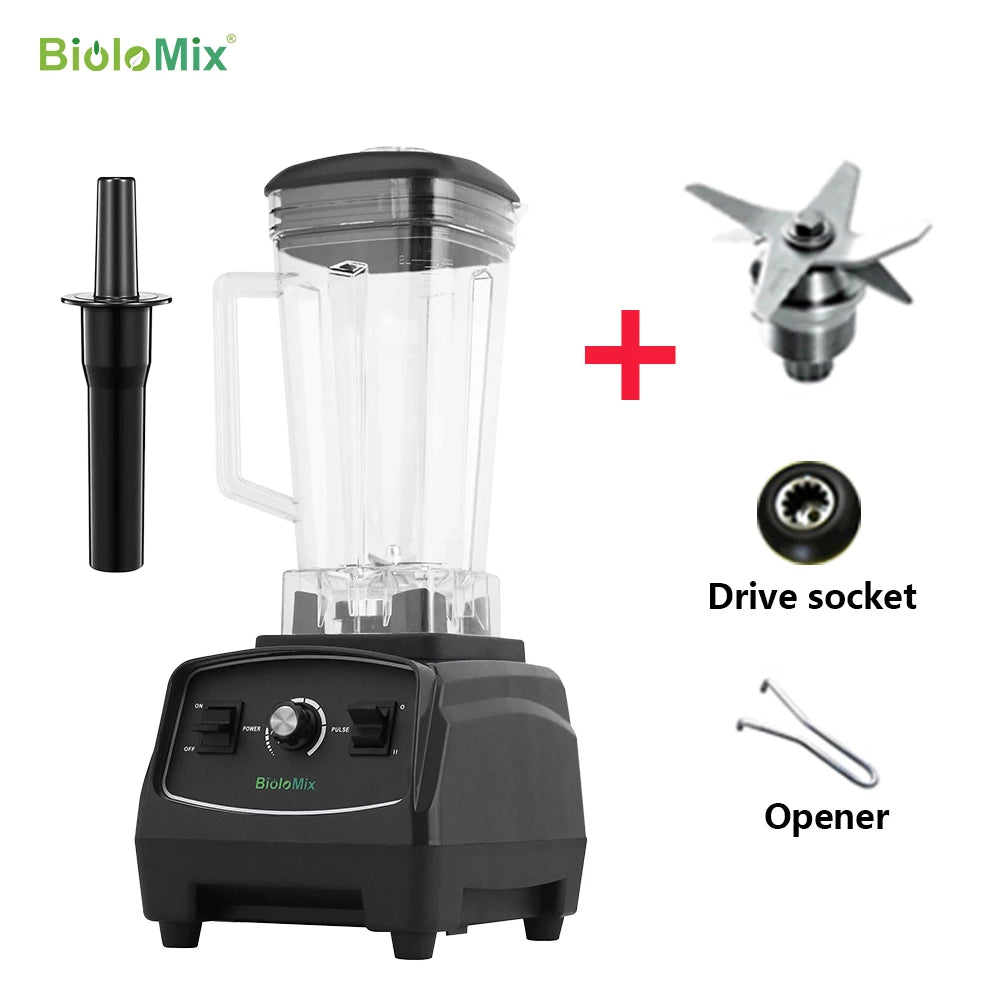 Biolomix BPA Free 3HP 2200W Heavy Duty Blender Mixer Juicer Food Processor