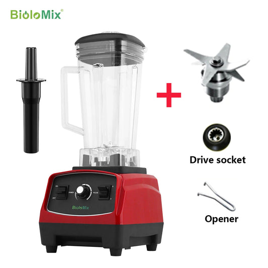 Biolomix BPA Free 3HP 2200W Heavy Duty Blender Mixer Juicer Food Processor