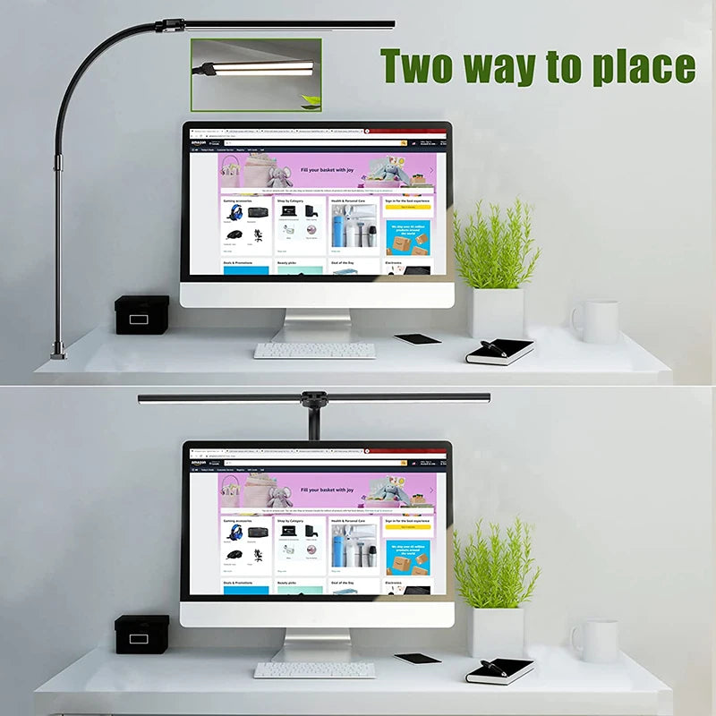 LAOPAO Double Head LED Desk Lamp With Eye Protection