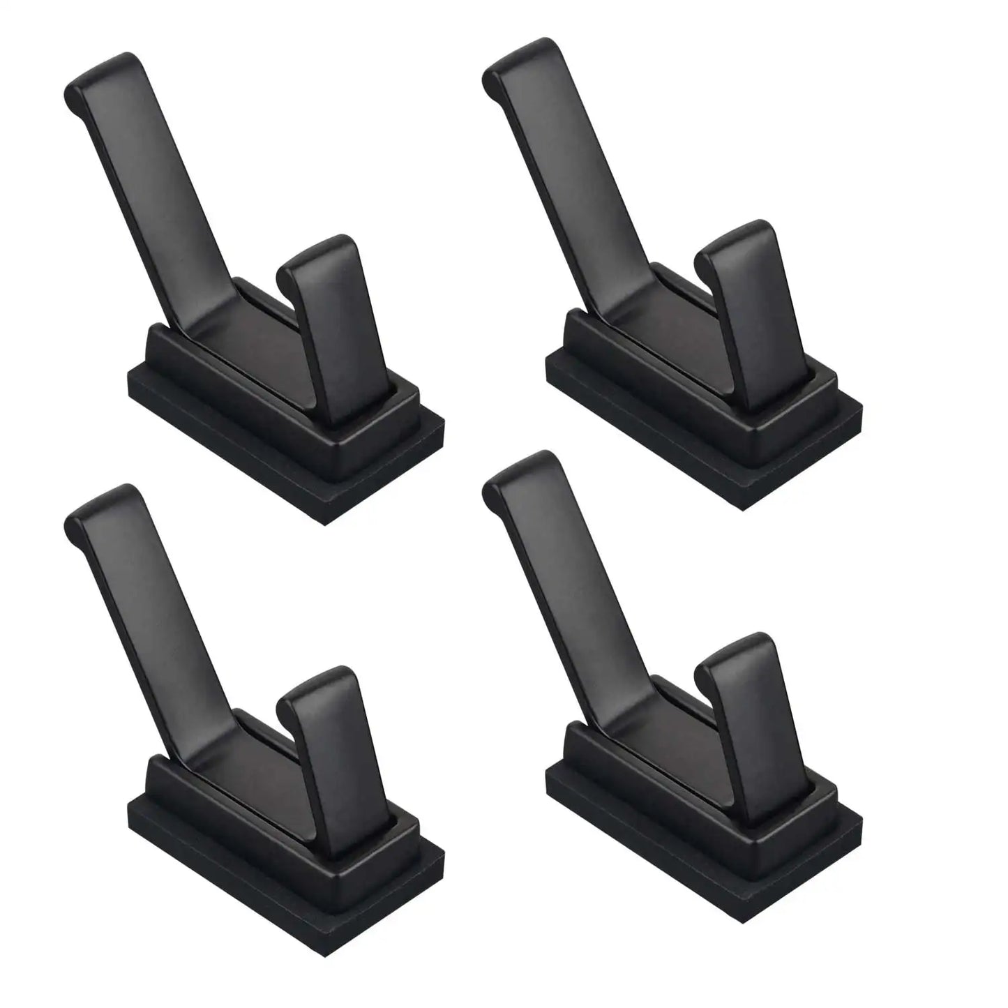 4PK Strong Magnetic Coat Hooks Rubber Coated Magnetic Hanger Mount Heavy Duty Metal  Door Office Kitchen Refrigerator