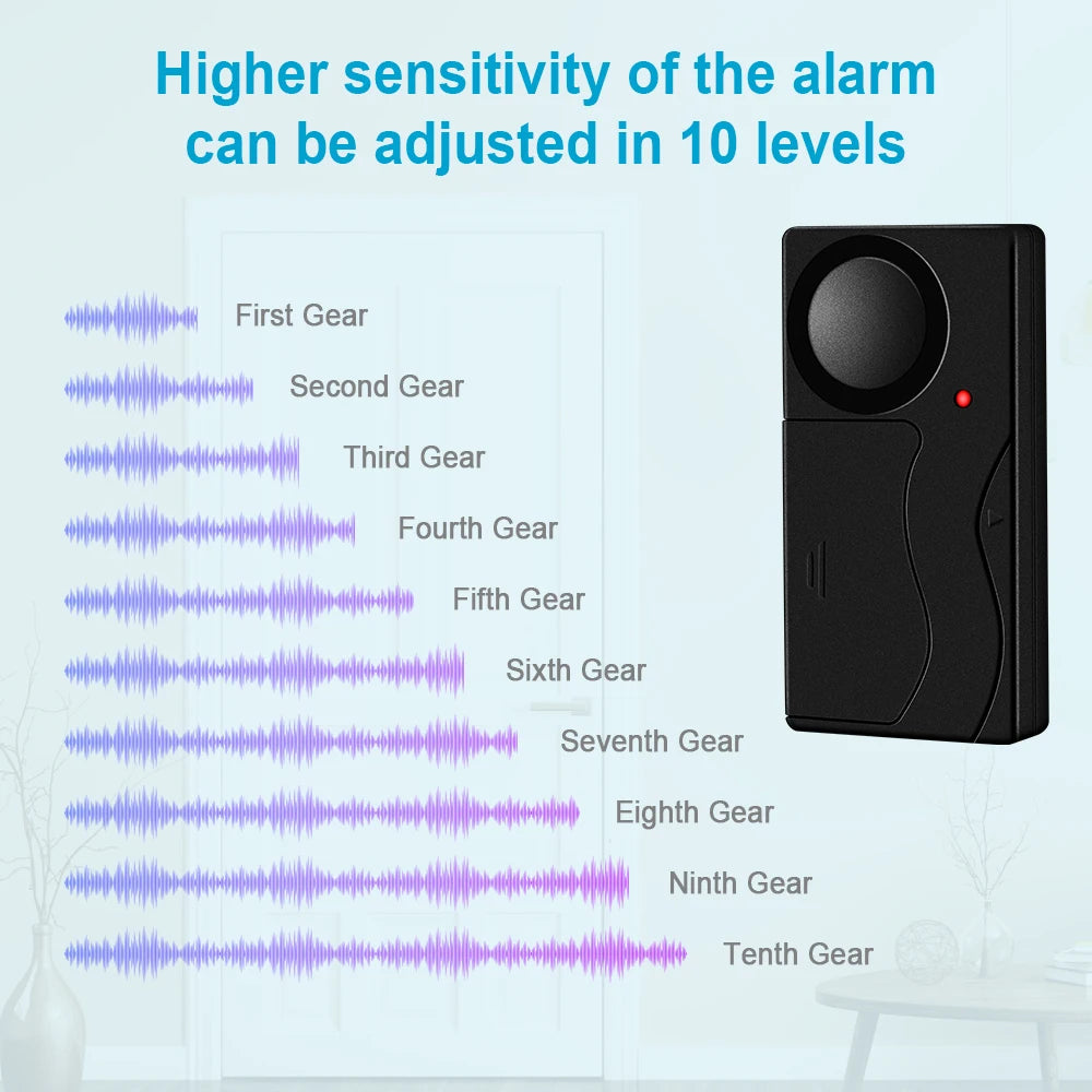 Awapow Wireless Bike Alarm With Remote Control 110dB Anti Theft