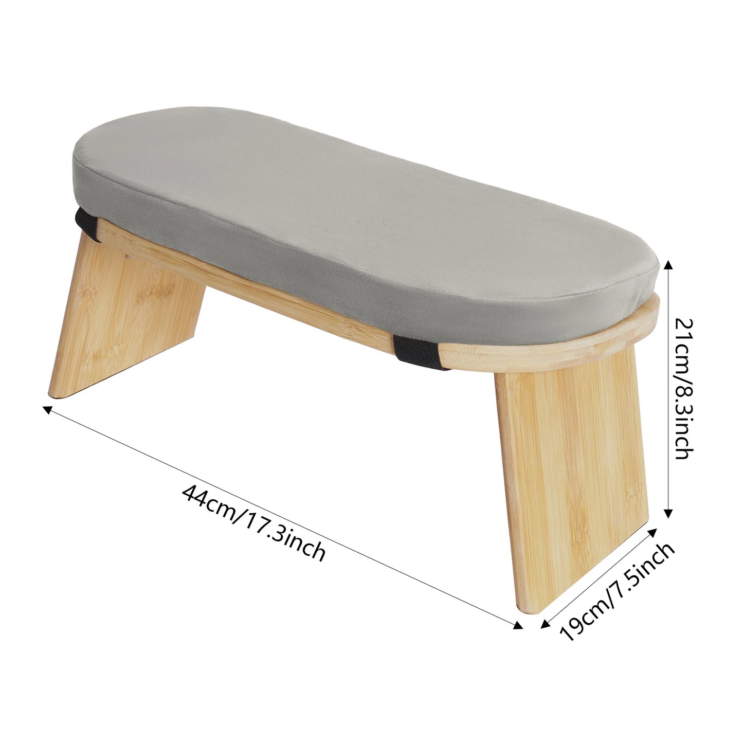 Bymaocar Meditation Bench Foldable Ergonomic Kneeling Stool