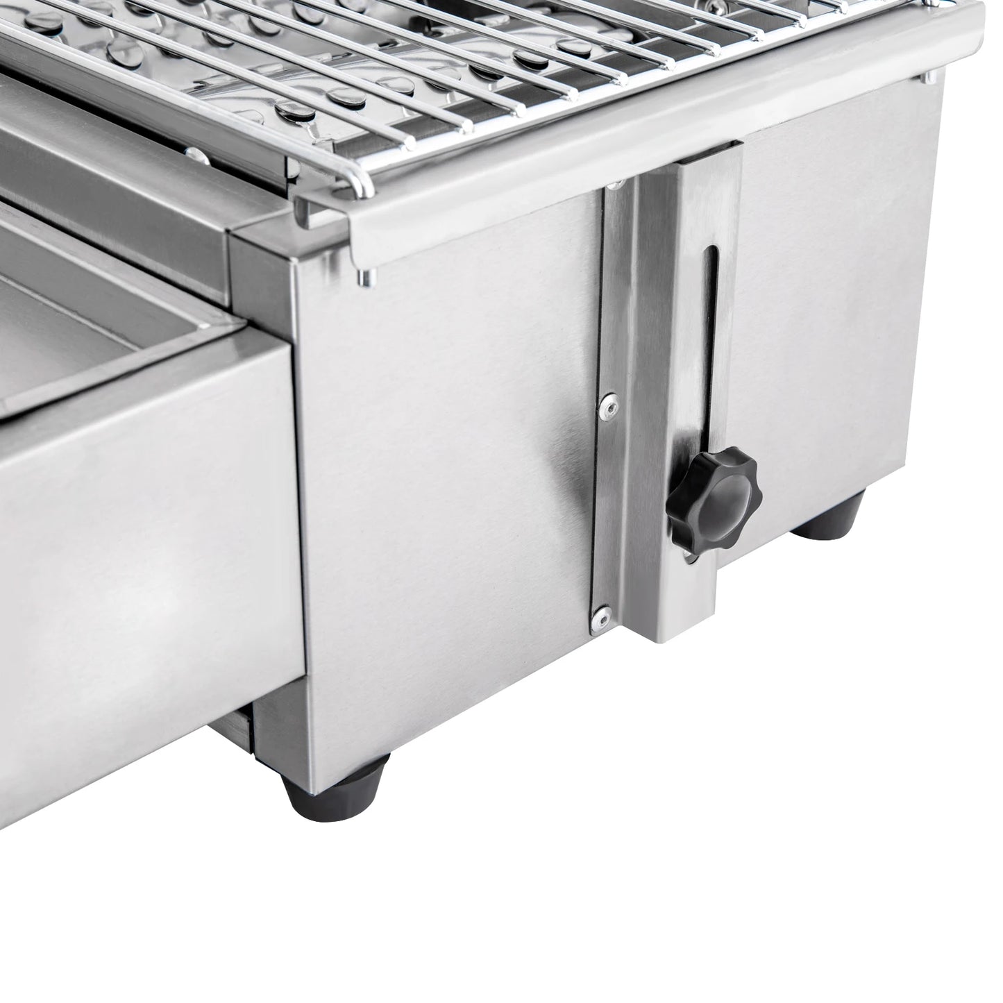 Portable 4-Burner Smokeless Stainless Steel Tabletop Gas Grill For Camping
