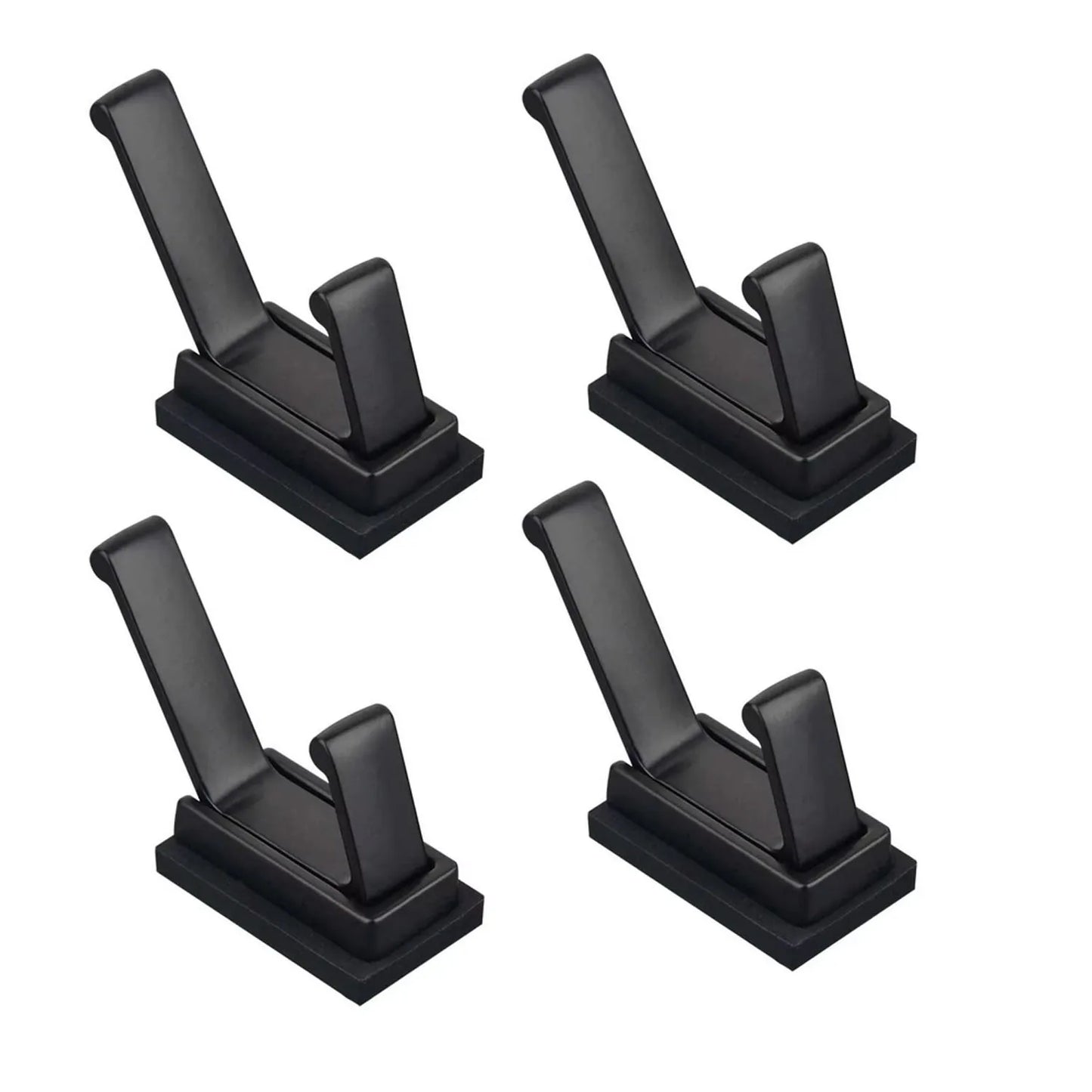 4PK Strong Magnetic Coat Hooks Rubber Coated Magnetic Hanger Mount Heavy Duty Metal  Door Office Kitchen Refrigerator