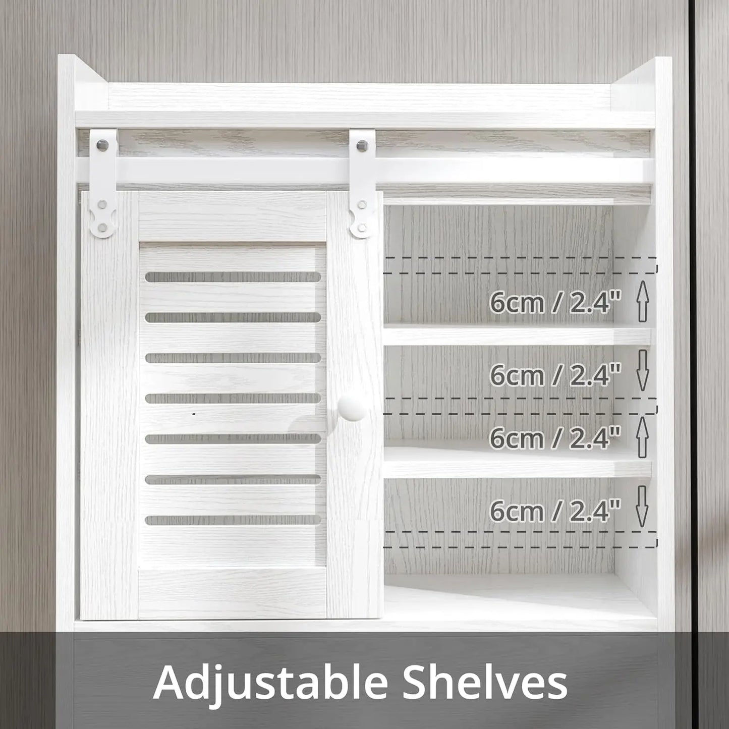 IRONCK Over The Toilet Storage Rack With Cabinet And Drawer