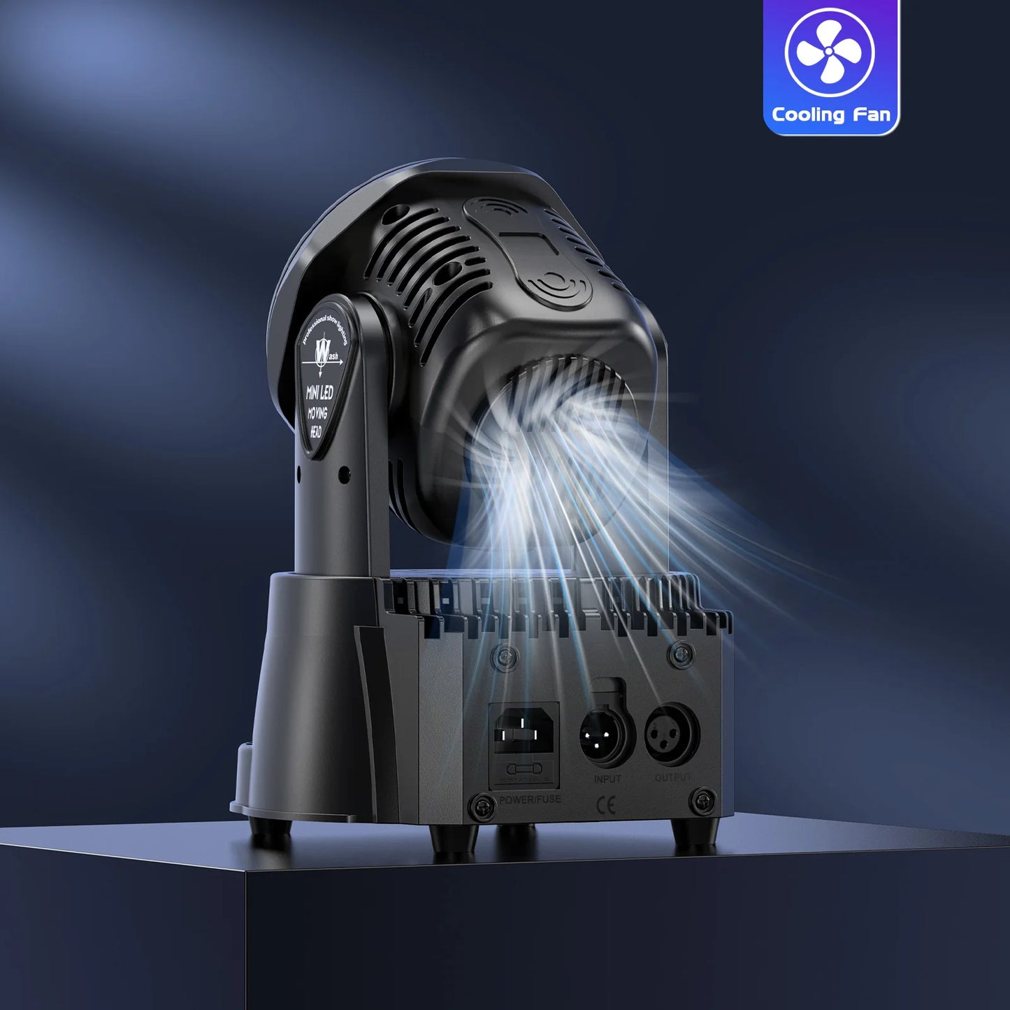 Yiflamefly 105W Moving Head Lights RGBW DMX512 Stage Lighting