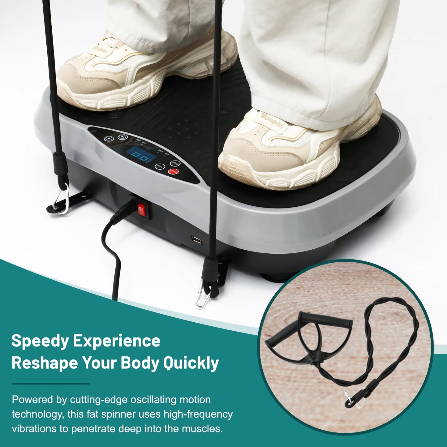 N Vibration Plate Exercise Machine for Whole Body Fat Burn