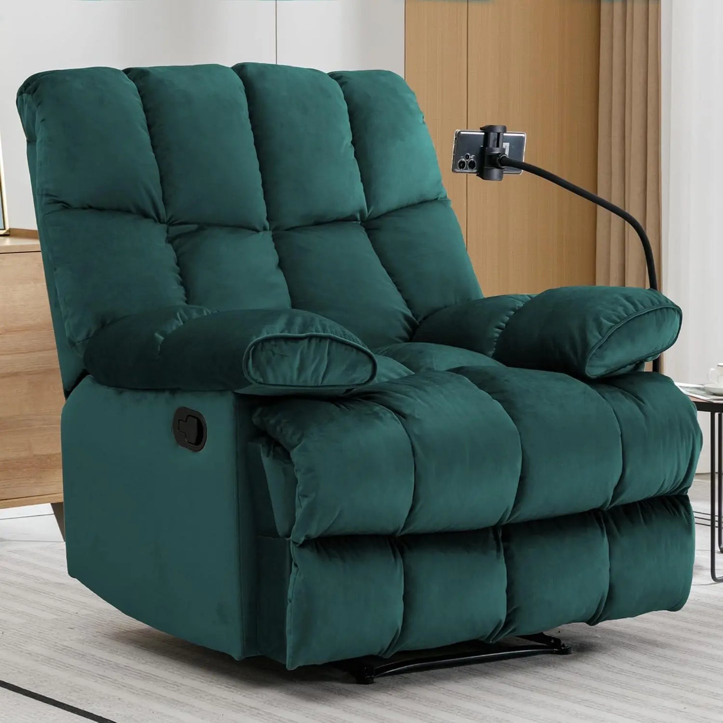 Oversized Recliner Chair, Big Mans Recliner Chairs for Adults 400LBS, Extra Wide Recliners for Tall Man, Large Reclin，Customized