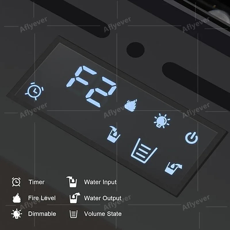 AFLYEVER Intelligent Water Replenishment 3D Atomizing Fireplace Designer