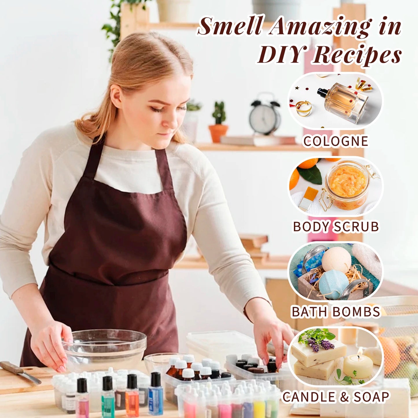 HIQILI Fragrance Oils Set Nature Theme for Aromatherapy Diffuser