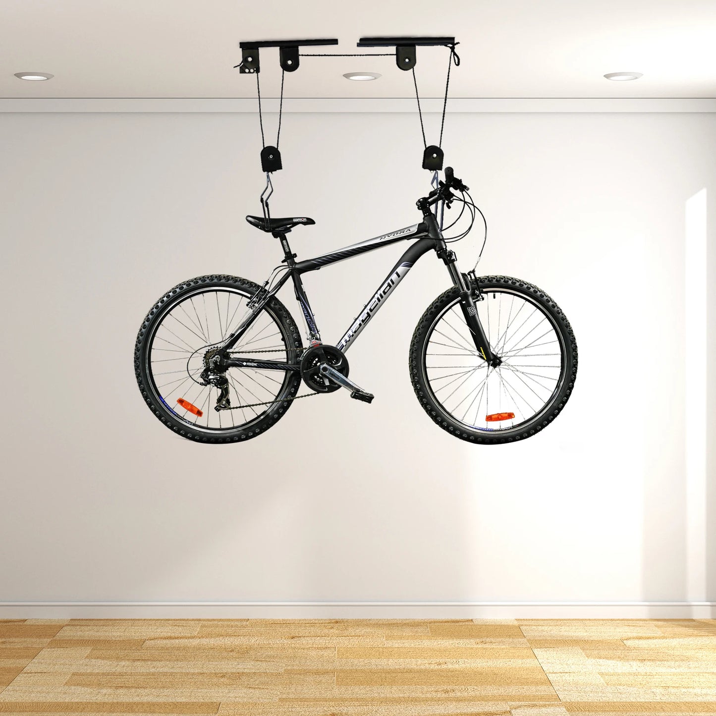 Bike Hoist Ceiling Mount Pulley System for Garage Storage