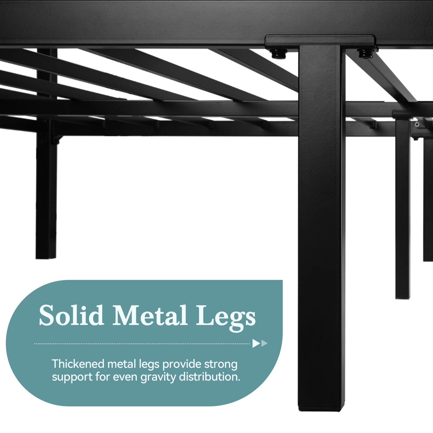 HOOMICH Canopy Bed Frame With 4-Poster Design And Easy Assembly