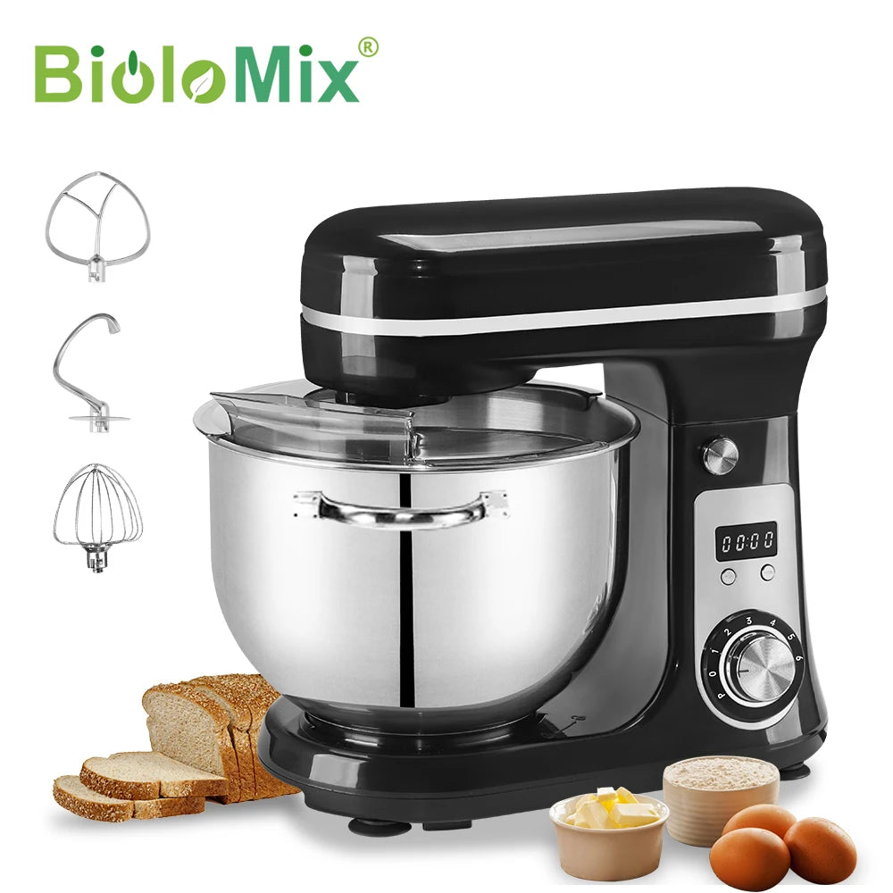 Biolomix Kitchen Stand Mixer and Blender Quiet Six-Speed
