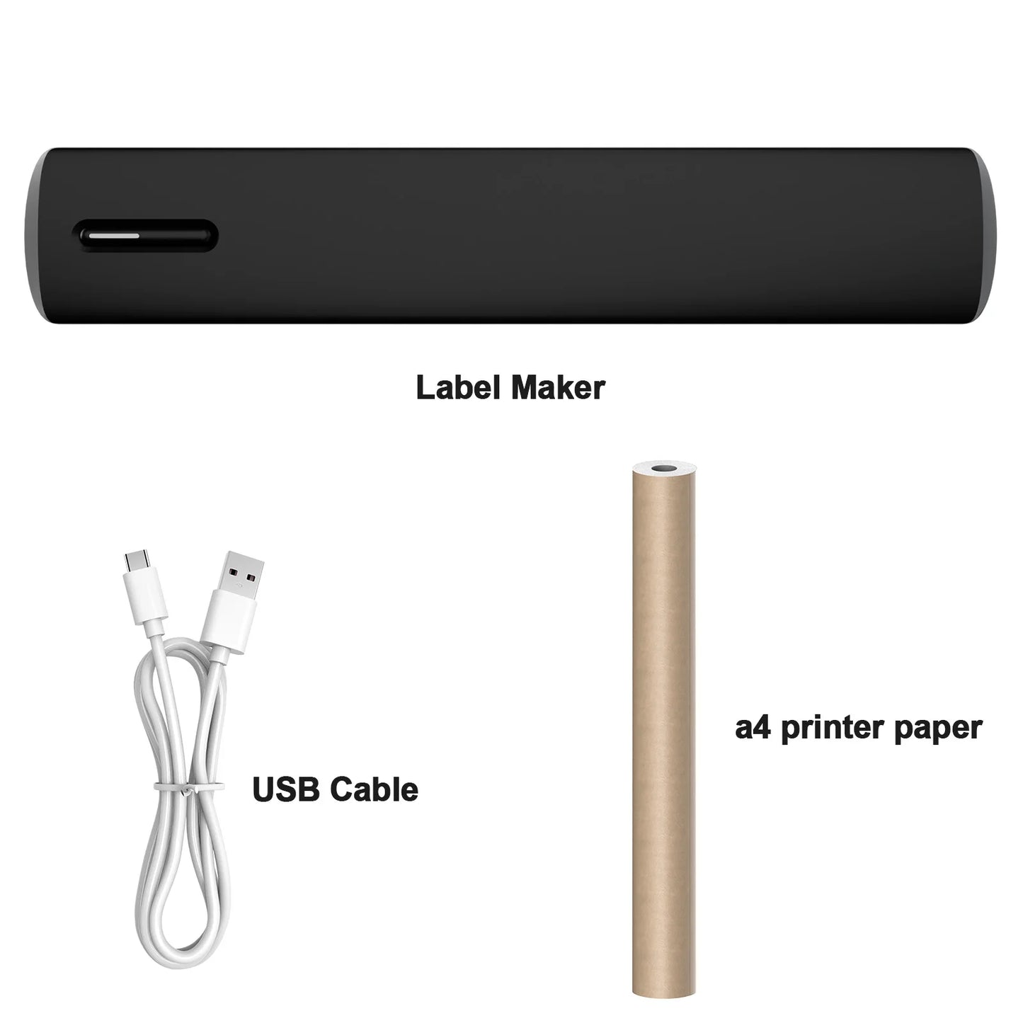 Portable Printer Wireless Inkless Thermal A4 C80 300DPI US-letter Mobile Printer Support Android iOS for Travel Work Home