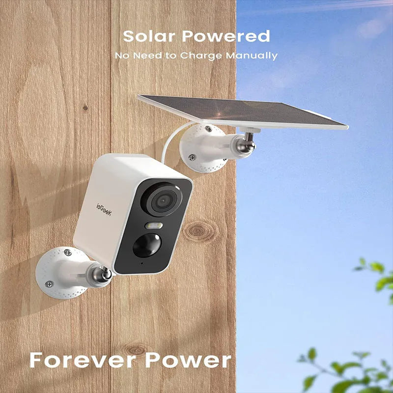 IEGEEK Solar Wireless Outdoor Security Camera With Night Vision