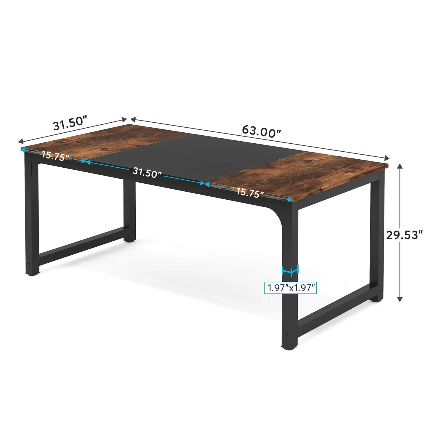 Tribesigns Large Office Desk Computer Table For Home Office
