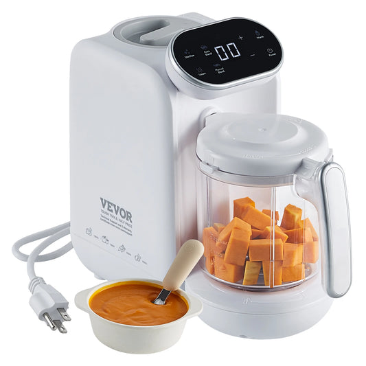 VEVOR Baby Food Maker 430W Five In One Steamer Grinder