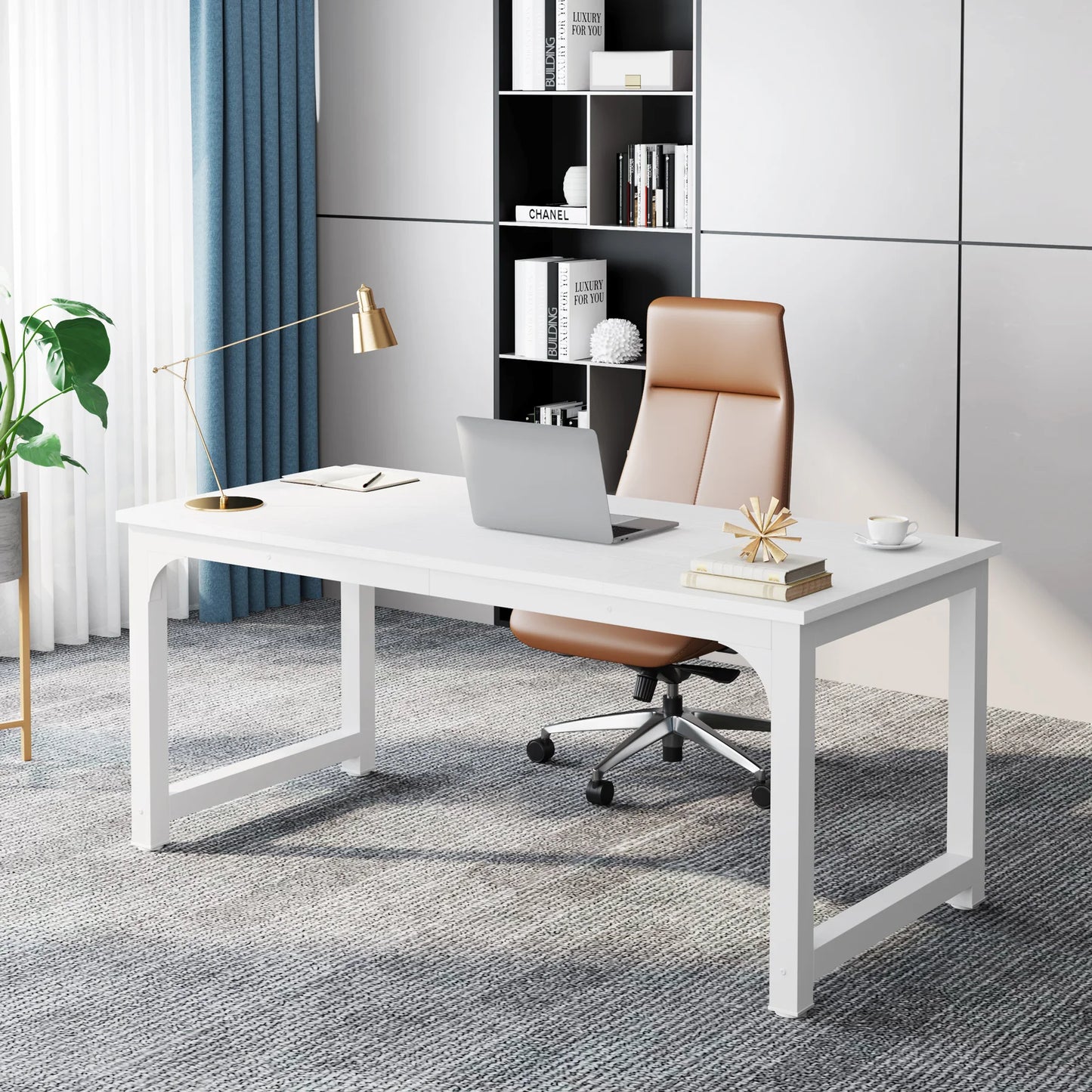Tribesigns Large Office Desk Computer Table For Home Office