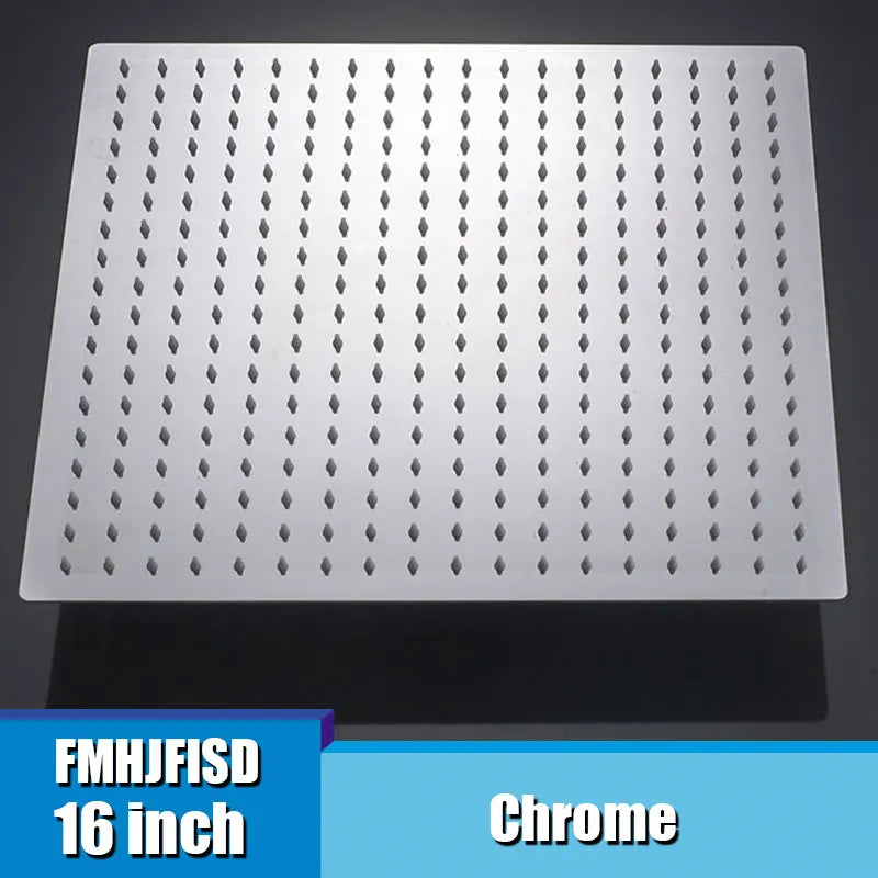 Fmhjfisd Square Rain Shower Head Stainless Steel High Pressure