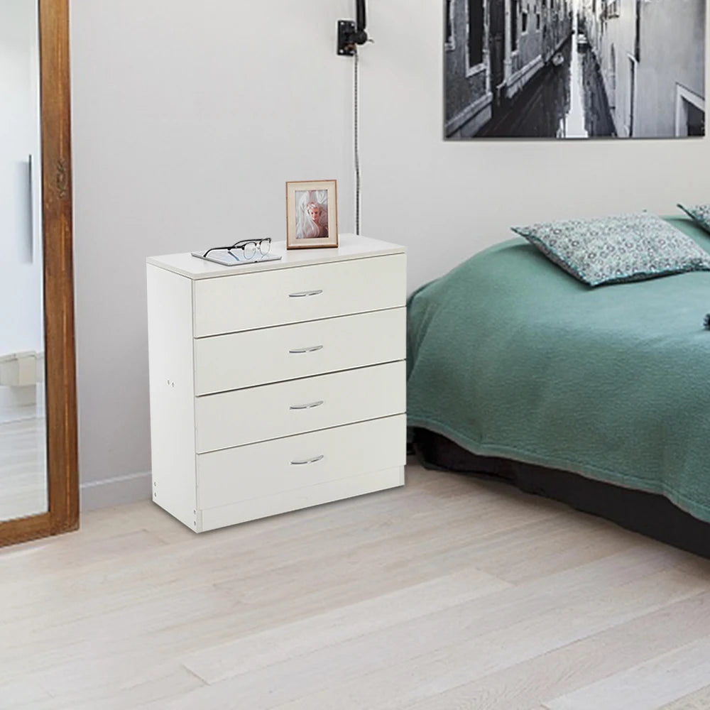 Modern Simple 4 Drawer Dresser For Bedroom Storage Furniture