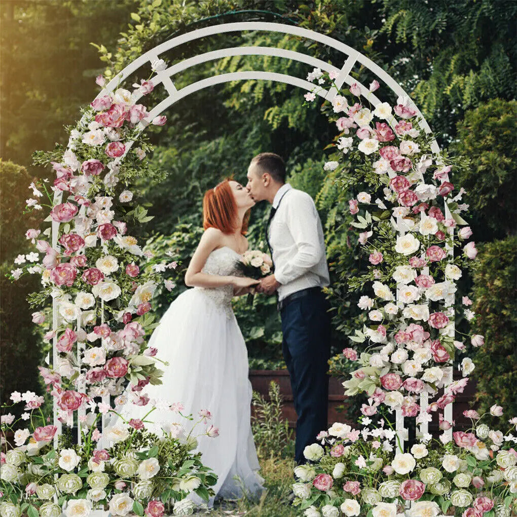 Metal Wedding Arch Backdrop Frame For Venues And Parties