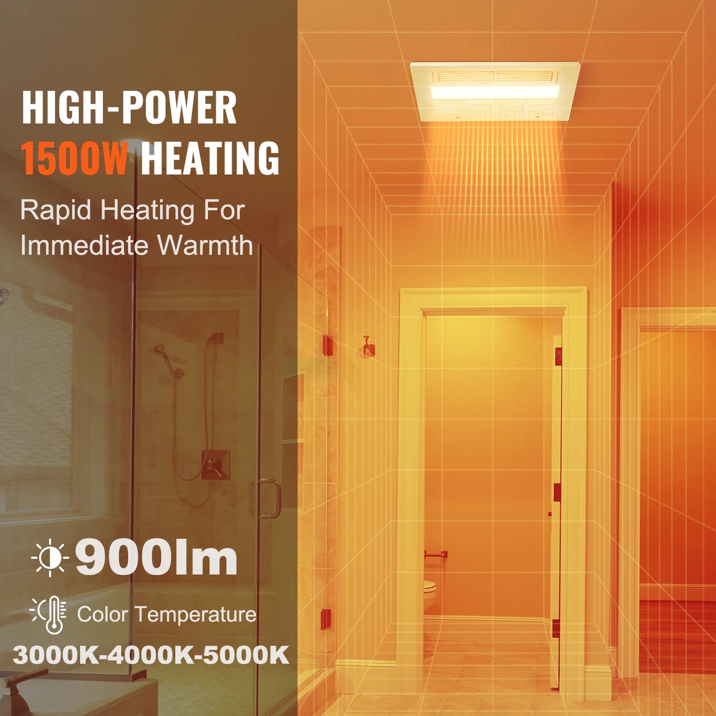 SucceBuy Bathroom Exhaust Fan 80 110 CFM Low Noise