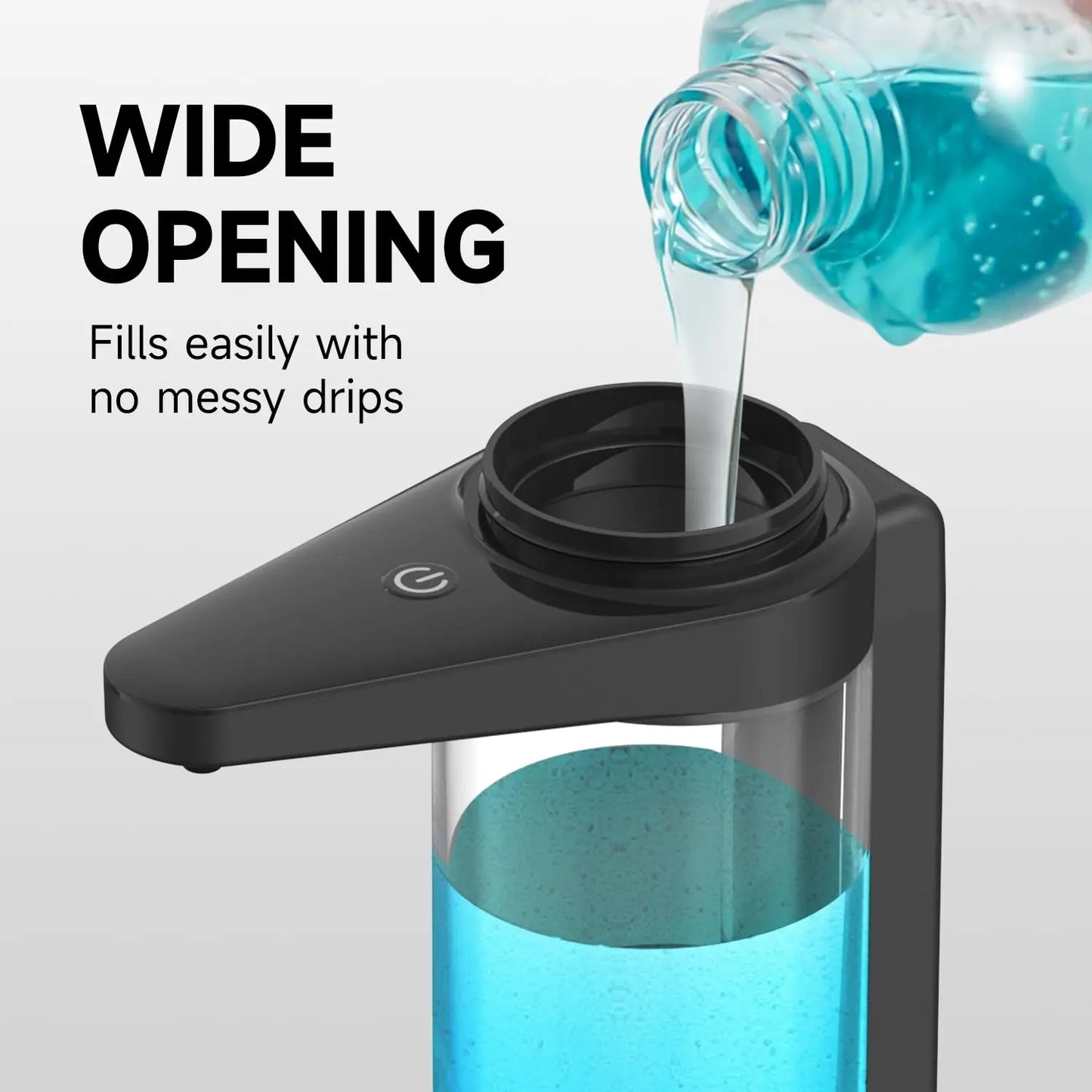AIKE Automatic Soap Dispenser USB Chargeable Wall Mounted Kitchen