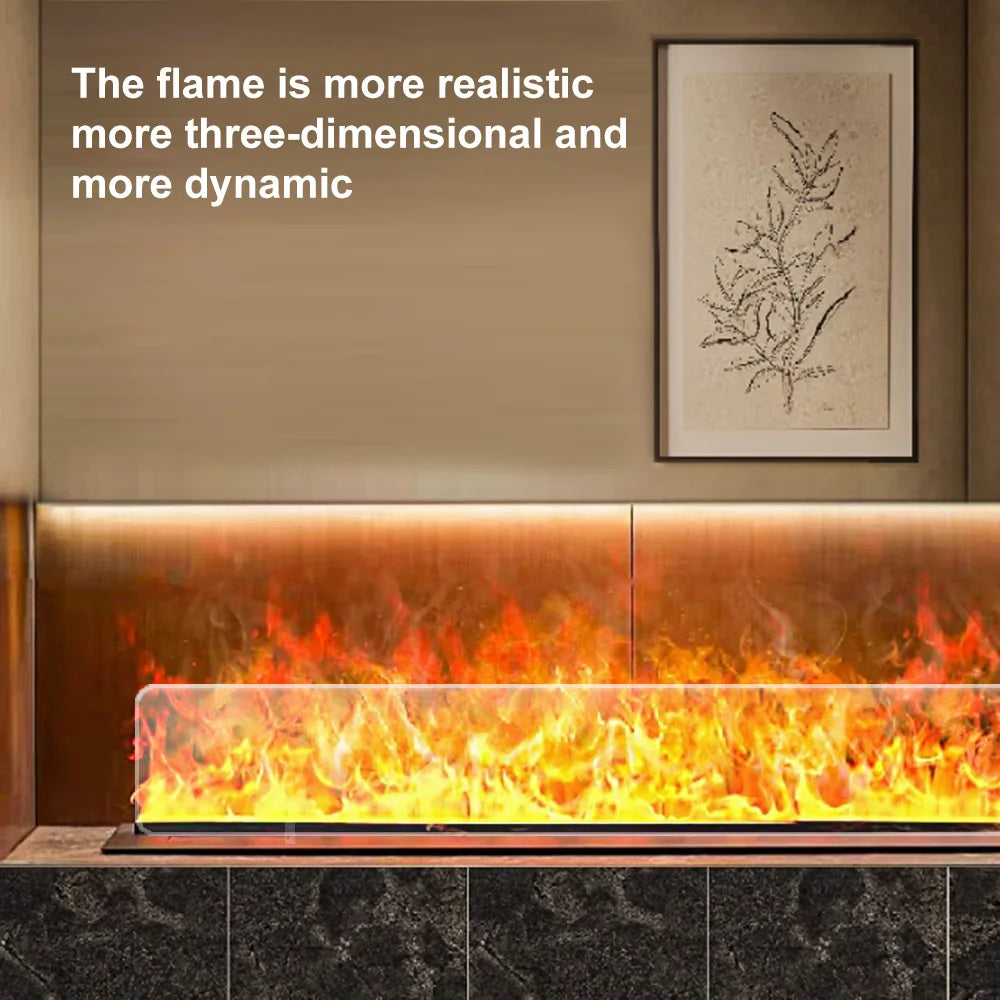 AFLYEVER Intelligent Water Replenishment 3D Atomizing Fireplace Designer