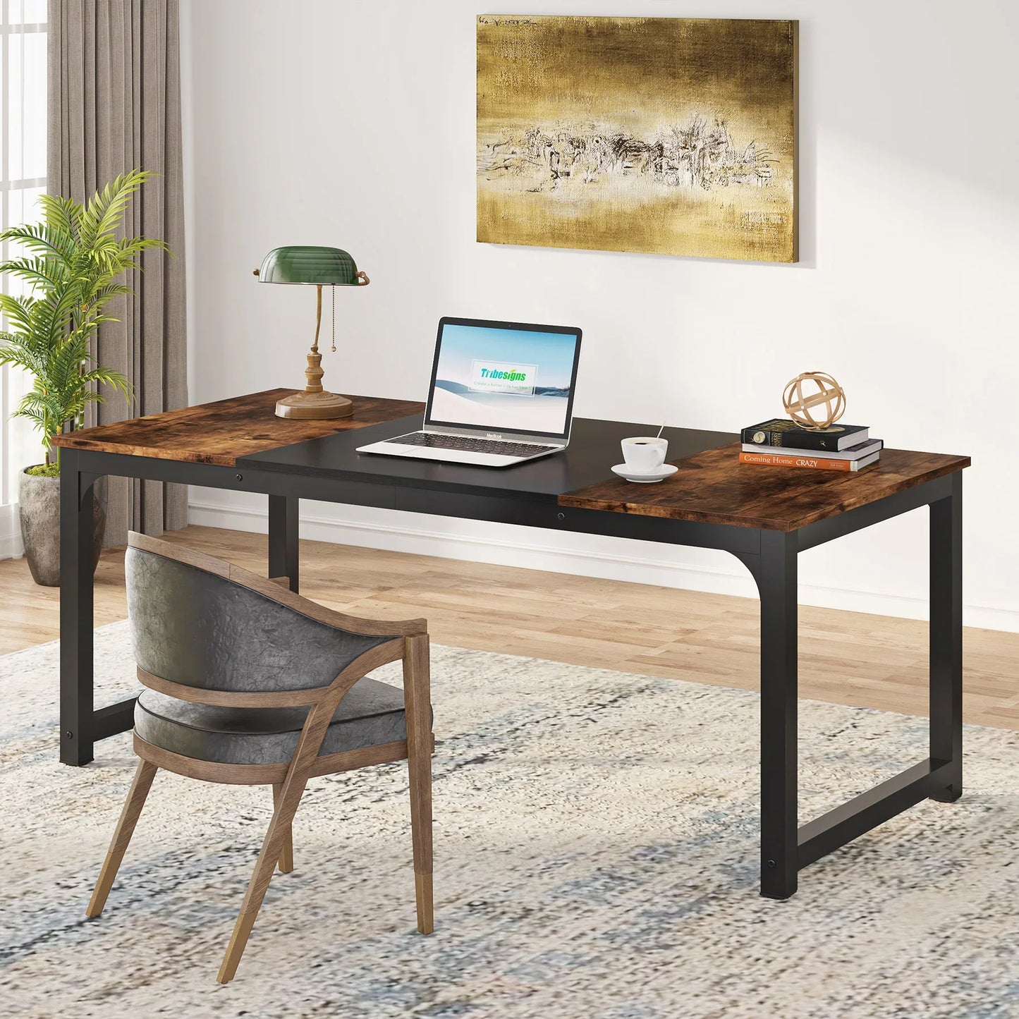 Tribesigns Large Office Desk Computer Table For Home Office