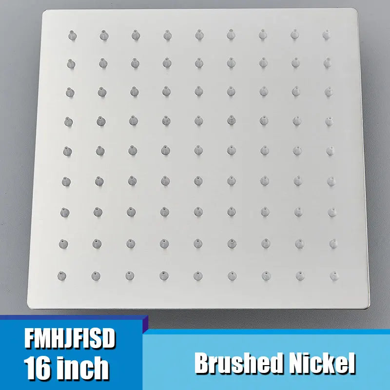 Fmhjfisd Square Rain Shower Head Stainless Steel High Pressure