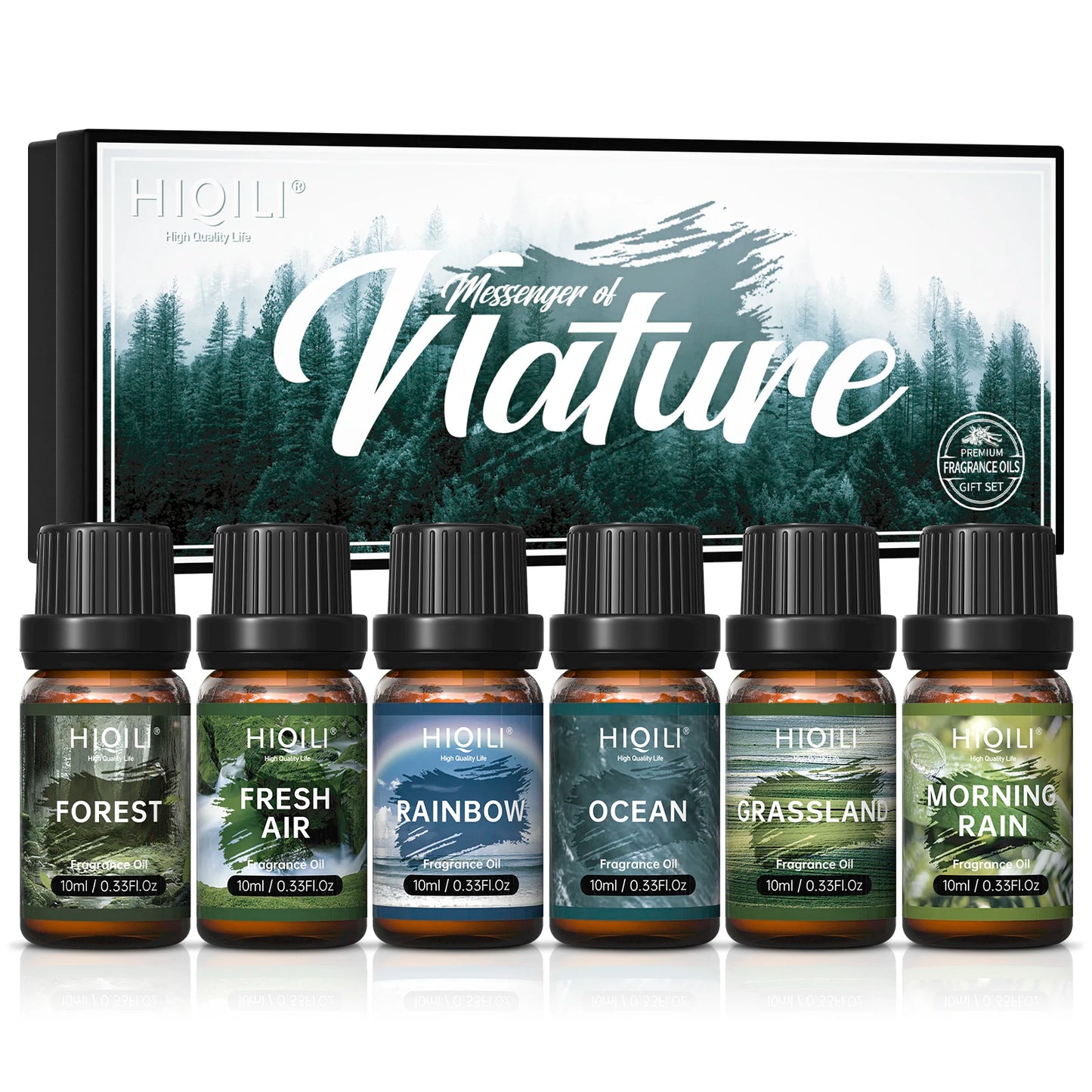 HIQILI Fragrance Oils Set Nature Theme for Aromatherapy Diffuser