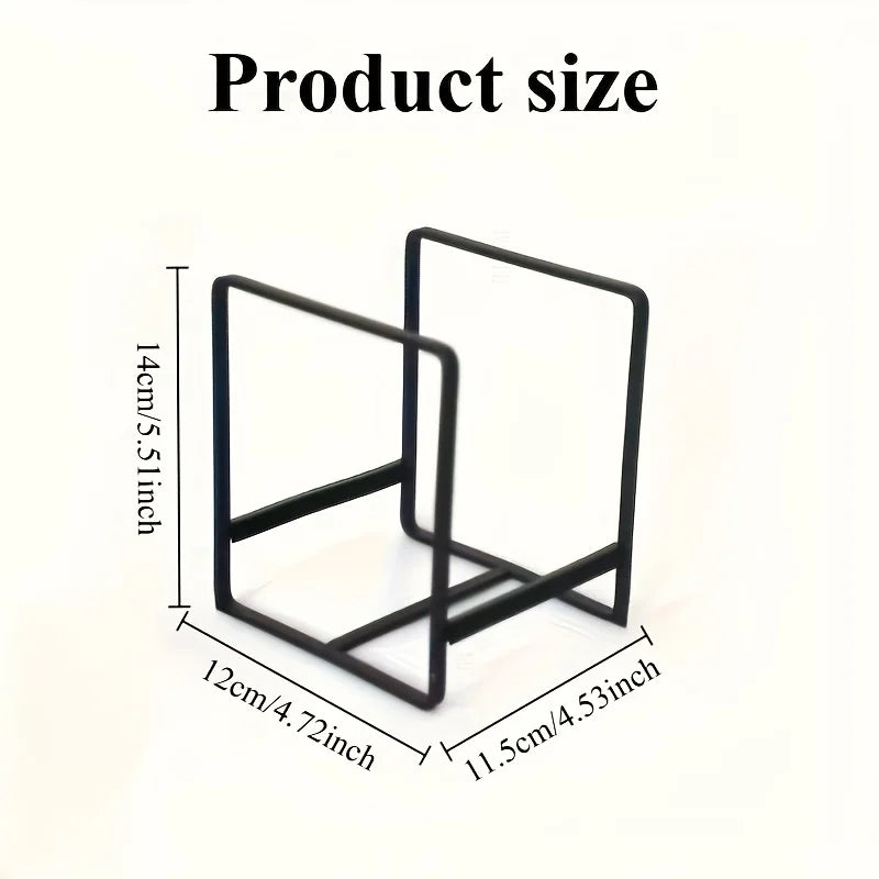 Space-Saving Stainless Steel Dish Rack Vertical Plate Holder for Plates Cutting Boards and Pot Lids Kitchen Organizer Metal