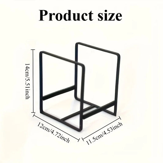 Space-Saving Stainless Steel Dish Rack Vertical Plate Holder for Plates Cutting Boards and Pot Lids Kitchen Organizer Metal