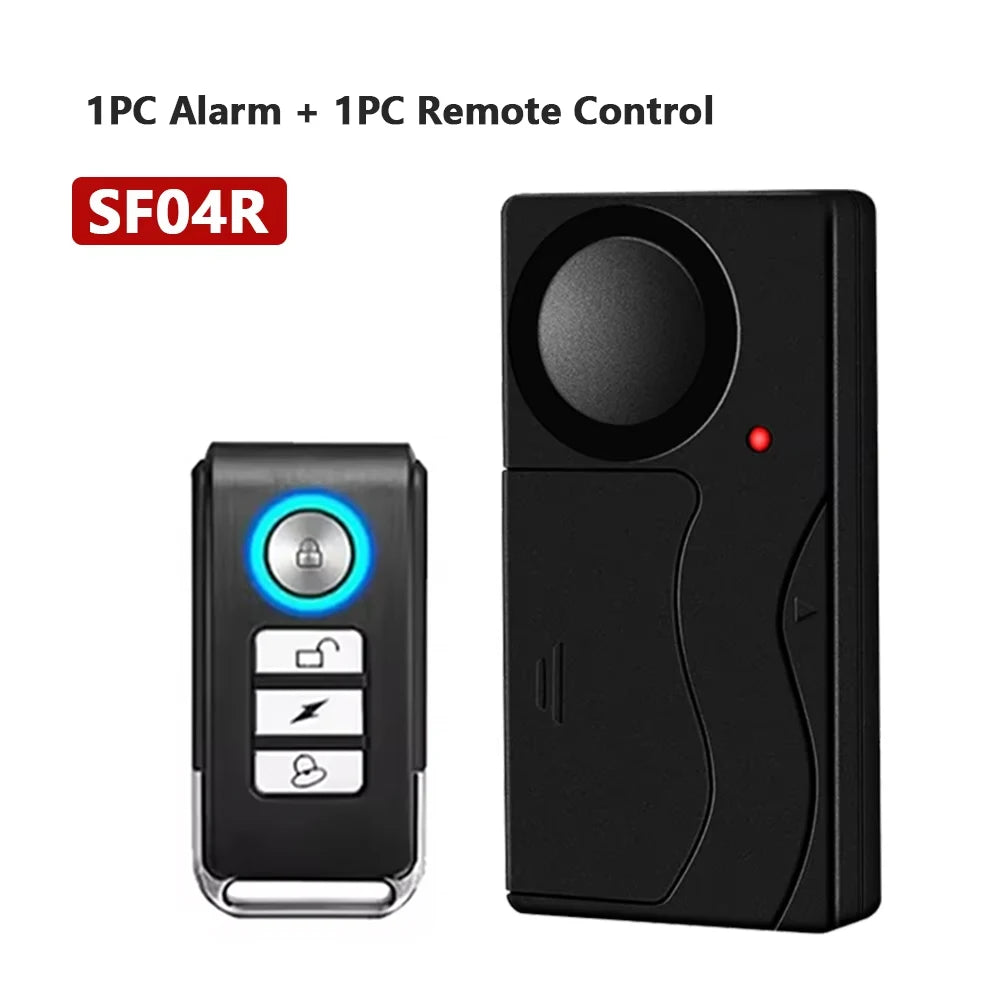 Awapow Wireless Bike Alarm With Remote Control 110dB Anti Theft