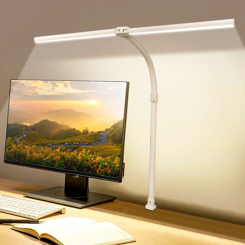 LAOPAO Double Head LED Desk Lamp With Eye Protection