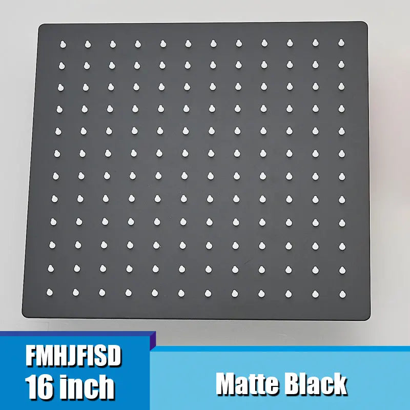 Fmhjfisd Square Rain Shower Head Stainless Steel High Pressure